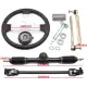 300mm Steering Wheel Kit, Go Kart Steering Wheel Tie Rod Rack