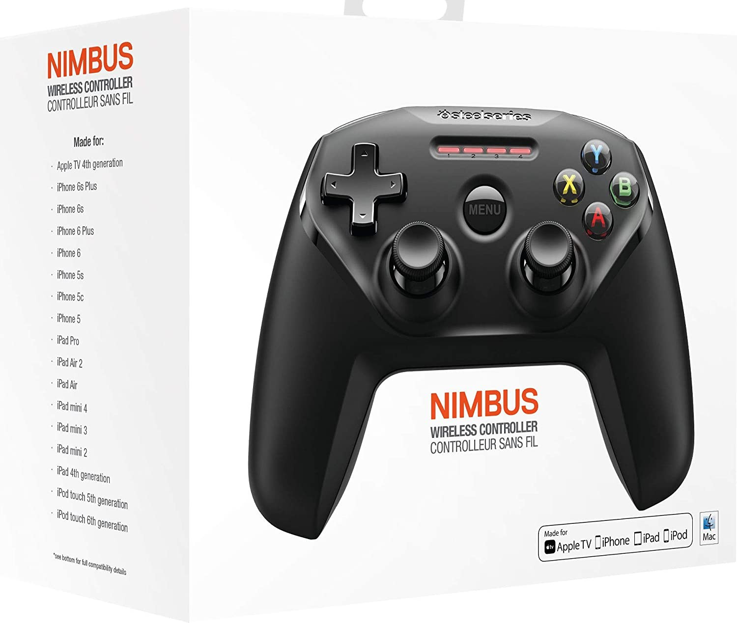SteelSeries Nimbus Bluetooth Mobile Gaming Controller - Iphone