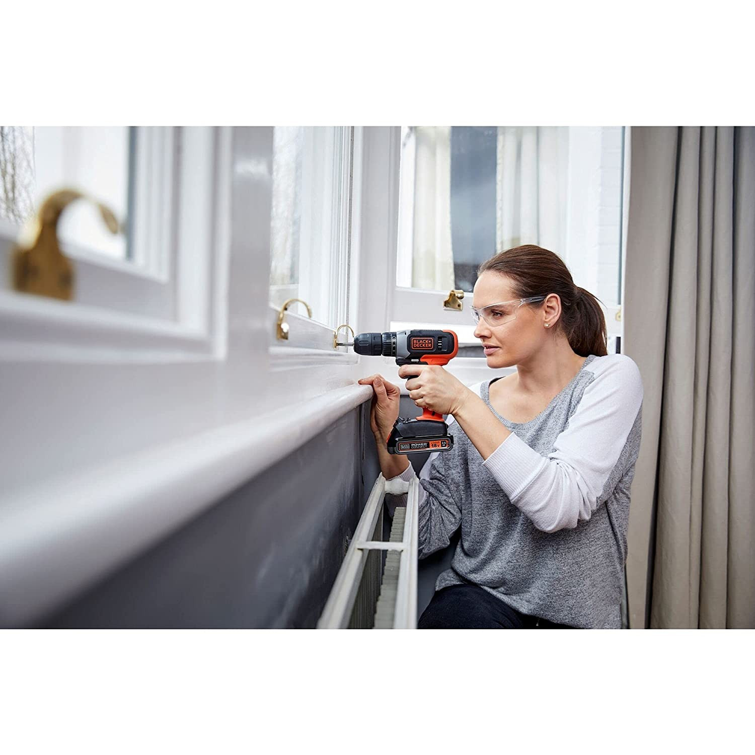 BLACK+DECKER BCD001C1-QW 18V 10mm Cordless Speed Drill Machine