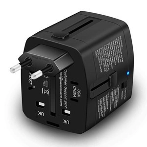 2000Watts Travel Adapter and Converter Combo Step Down Voltage