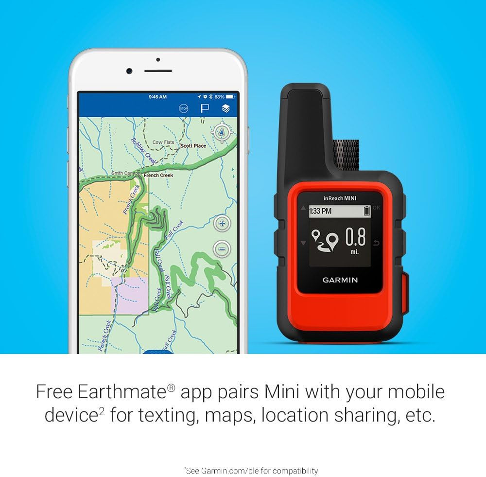 Garmin 010-01879-00 InReach Mini, Lightweight and Compact