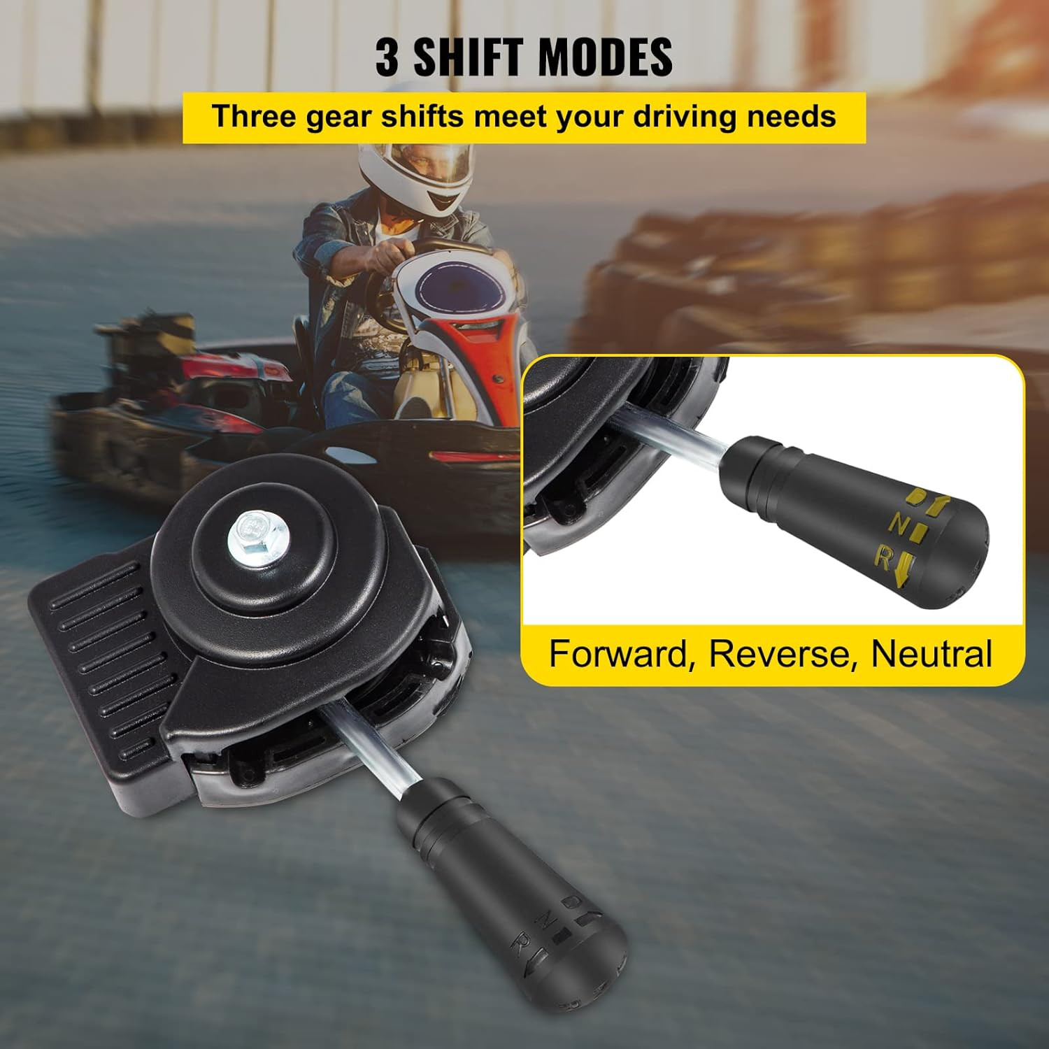 Mophorn Go Kart Forward Reverse Gear Box,For 2HP-7HP Engine