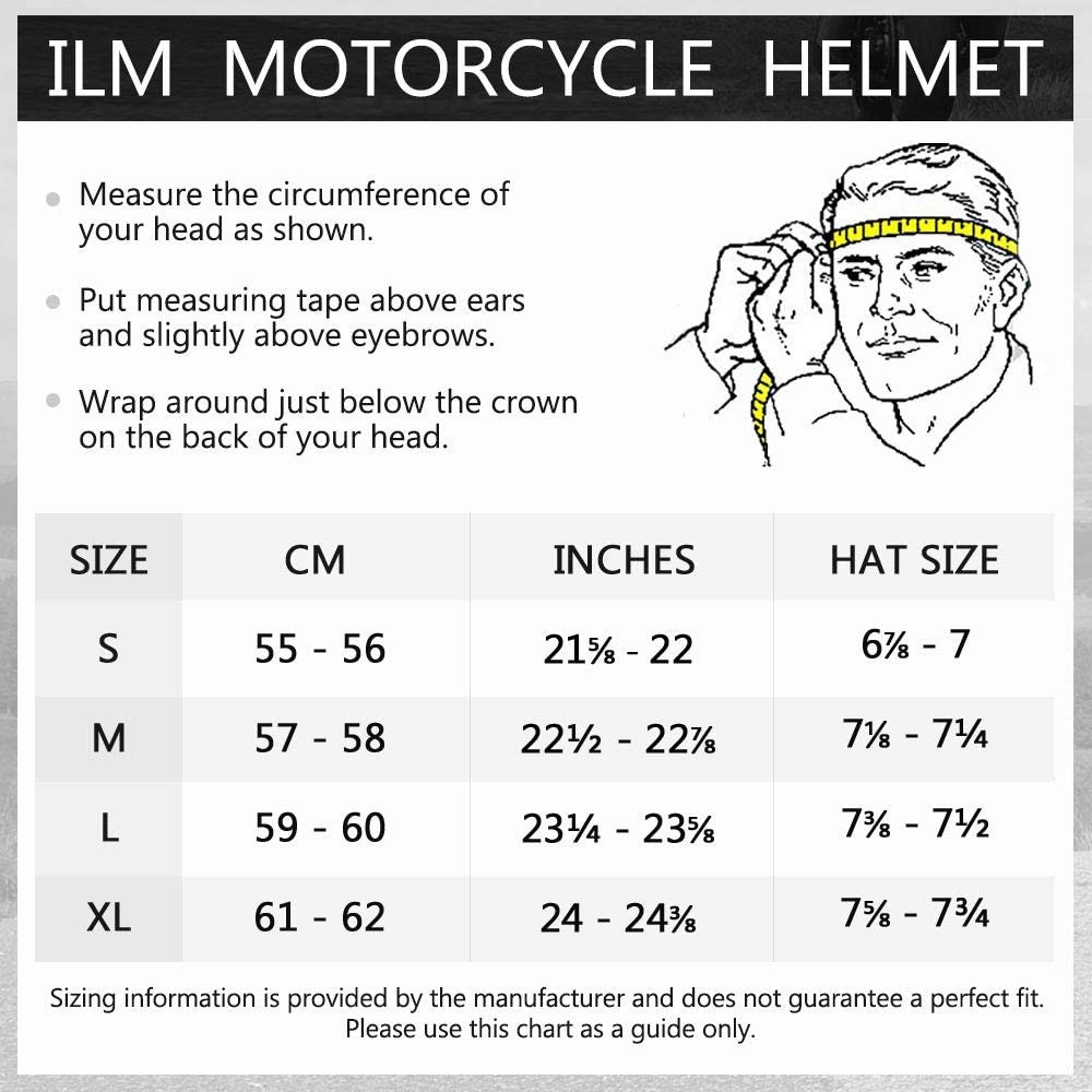 ILM Bluetooth Integrated Modular Flip up Full Face Motorcycle