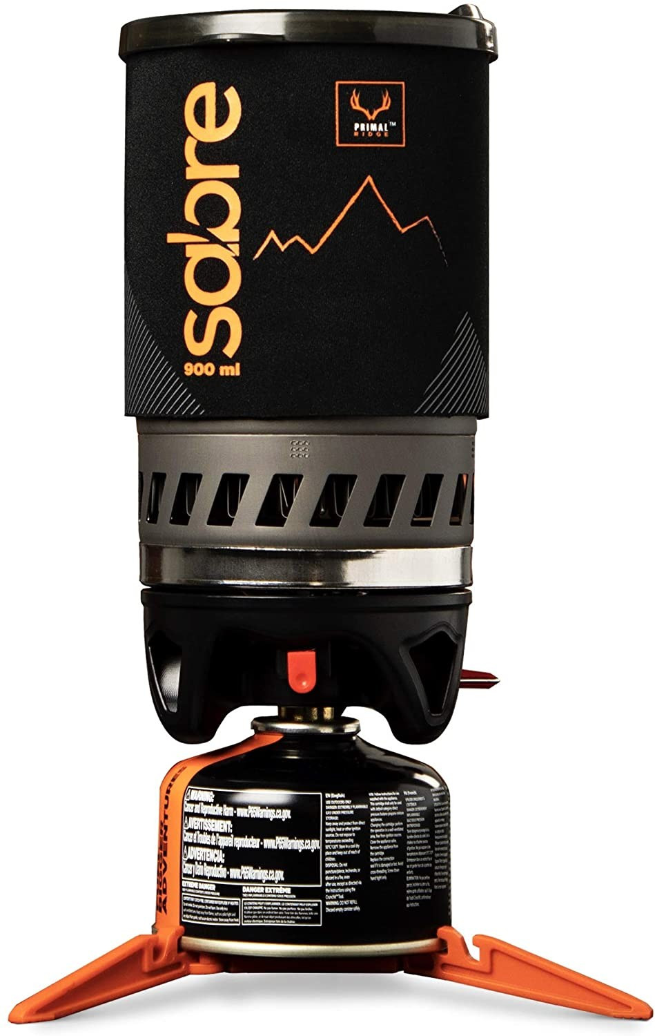 Primal Ridge Sabre Portable Solo 900ml Backpacking Stove.