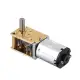 Machifit DC 3V 6V 12V Micro Turbo Worm Gear Motor Reduction