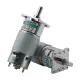 Machifit DC 24V 10/30/50/100RPM Geared Motor with bracket 775
