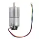 Machifit 12V GM25-310 30/70/100/500rpm DC Encoder Gear Motor