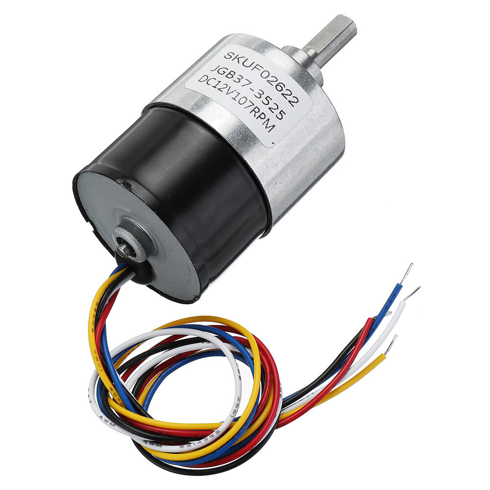 JGB37-3525 DC 12V Brushless Motor 107rpm Gear Reduction Motor