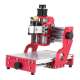 Red 1419 3 Axis Mini DIY CNC Router Standard Spindle Motor Wood