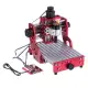 Red 1419 3 Axis Mini DIY CNC Router Standard Spindle Motor Wood