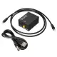 Digital Optical Coax Coaxial Toslink to Analog Audio Converter