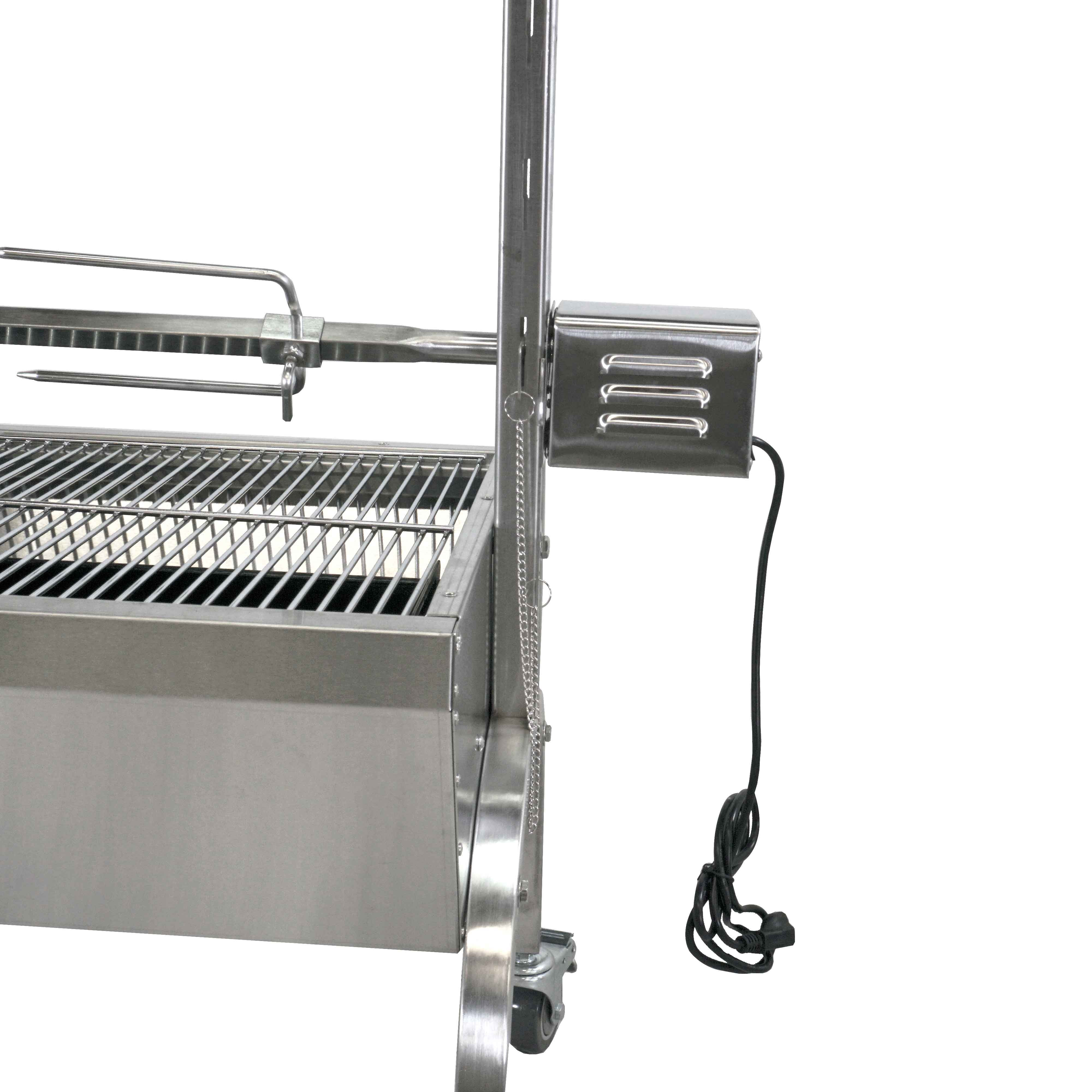 Titan Great Outdoors Rotisserie Grill 13W Stainless Steel 3
