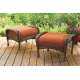 Better Homes and Gardens Azalea Ridge Outdoor Ottomans, Set of 2