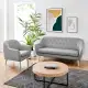 DukeLiving Nelly Upholstered Armchair (Light Grey)