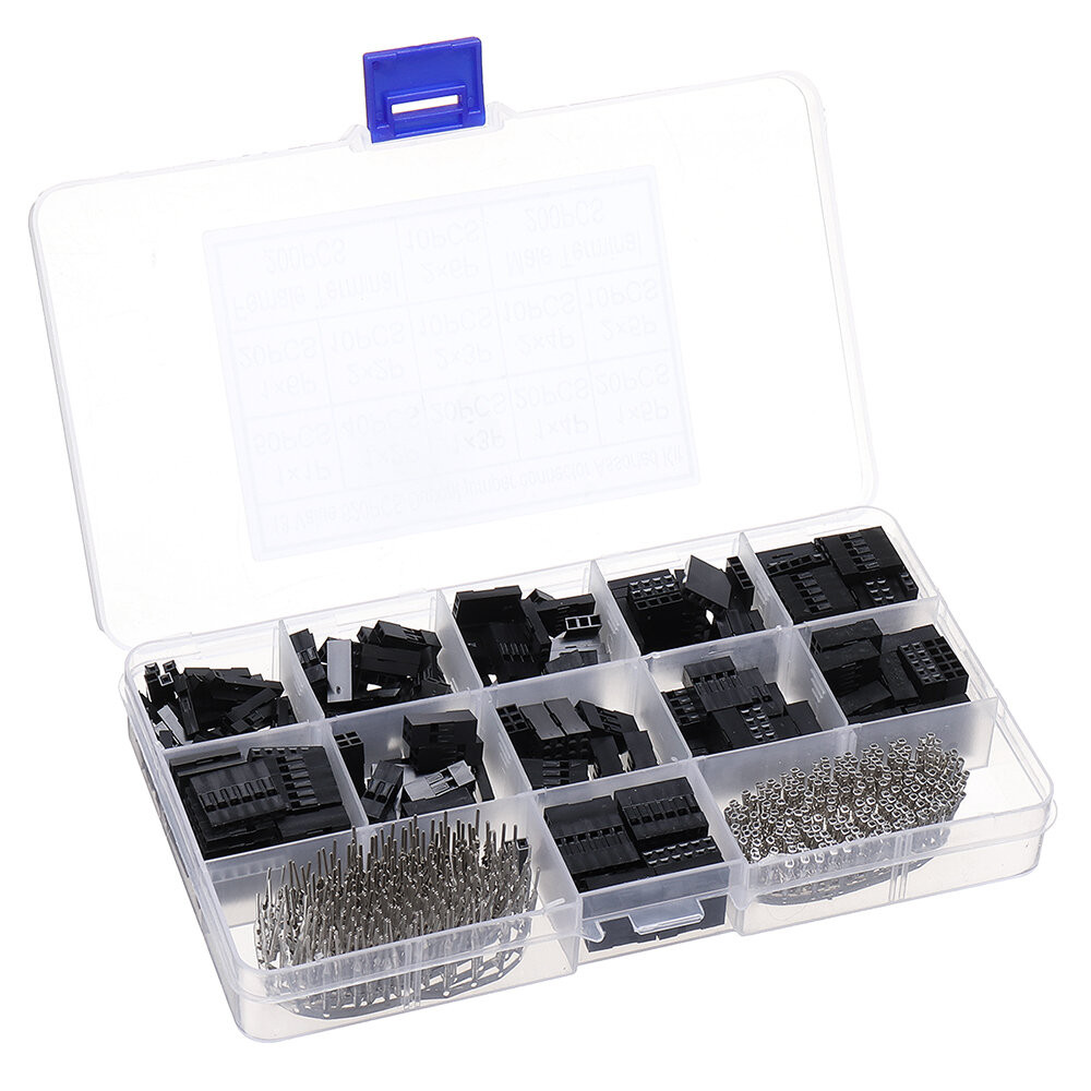 620pcs Dupont Connector 2.54mm Dupont Cable Jumper Wire Pin